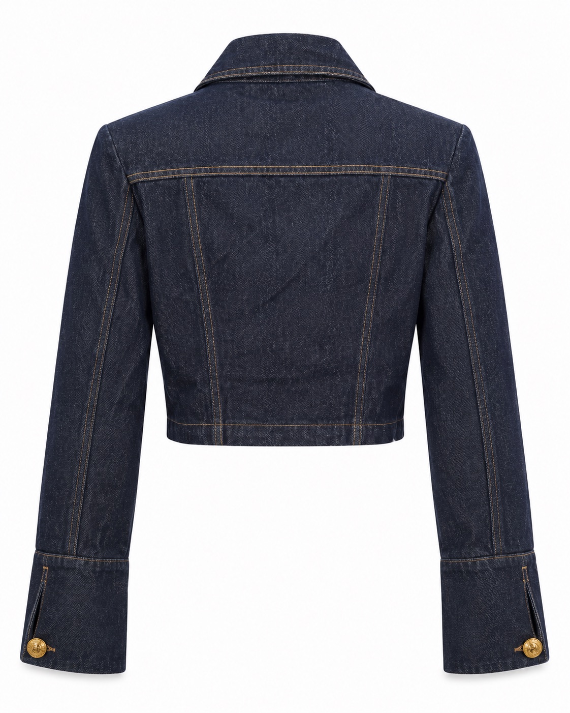 Cropped Denim Jacket 3