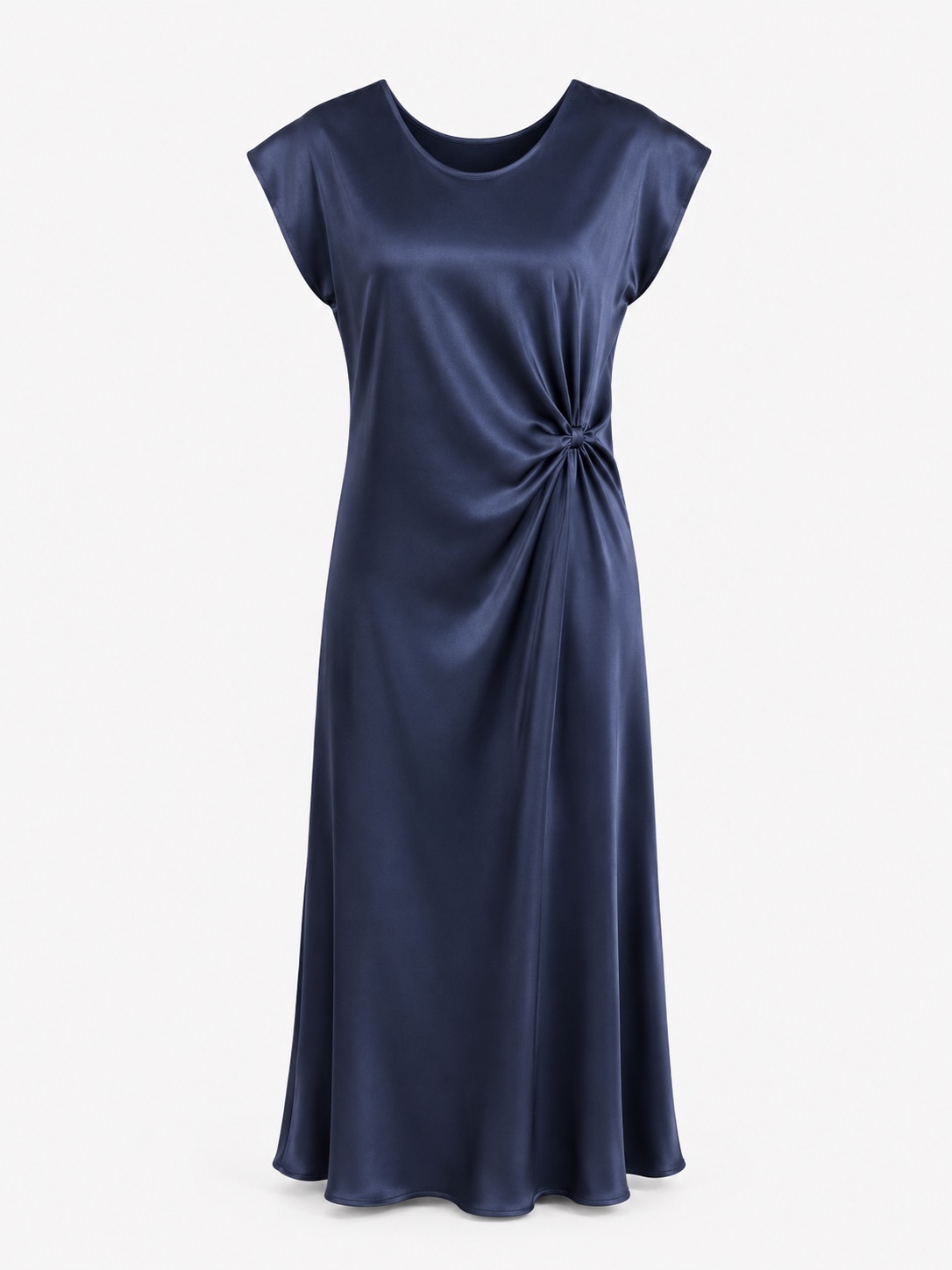 Satin Twist-Waist Dress 6