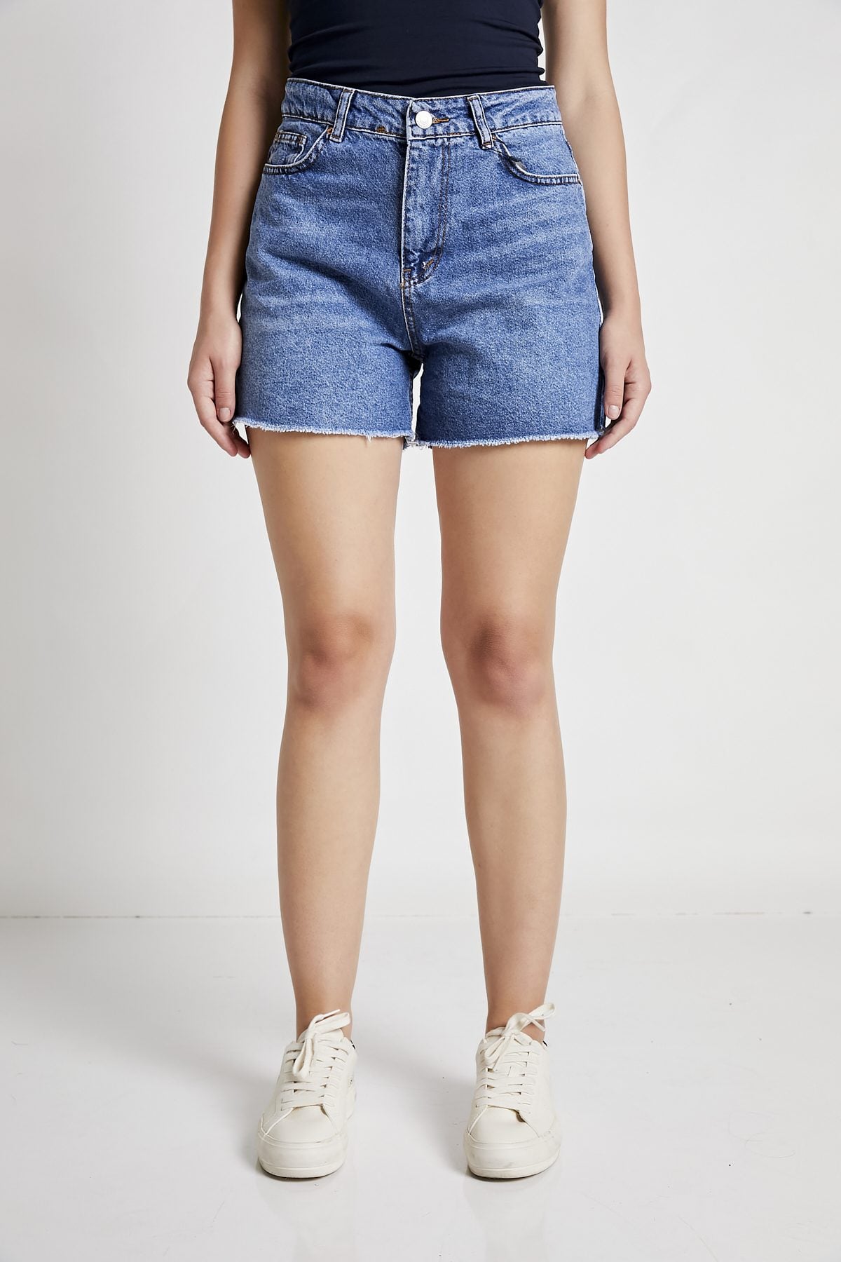 High Waisted Denim Shorts 3