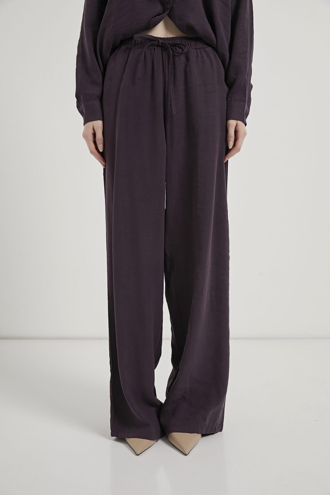 Modal Blend Wide-Leg Pants 10