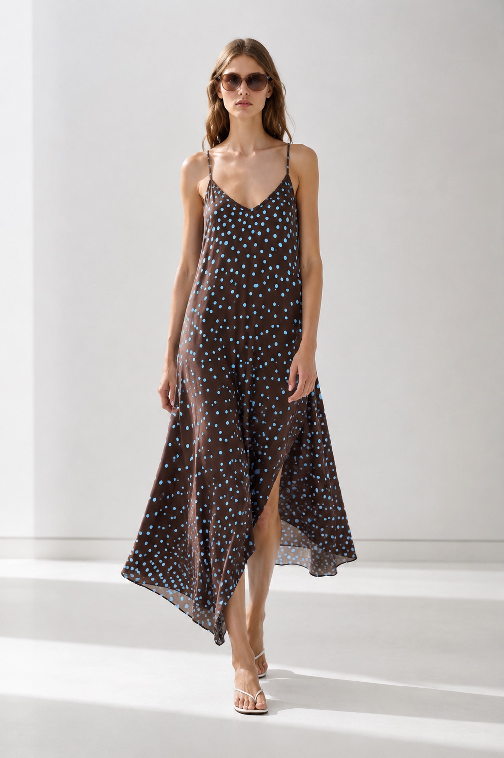 Polka dot Maxi Dress