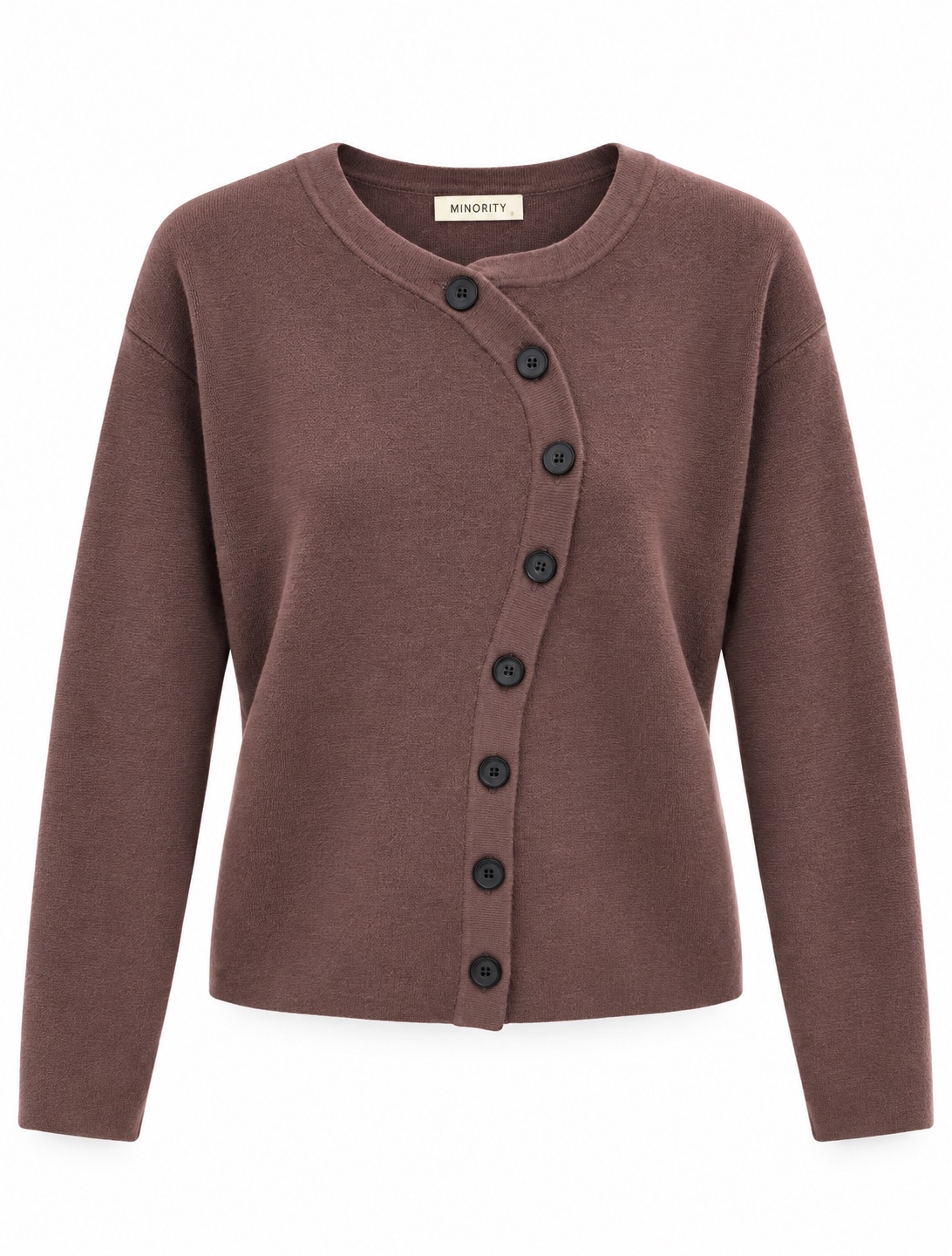 Asymmetric Button Cardigan 4