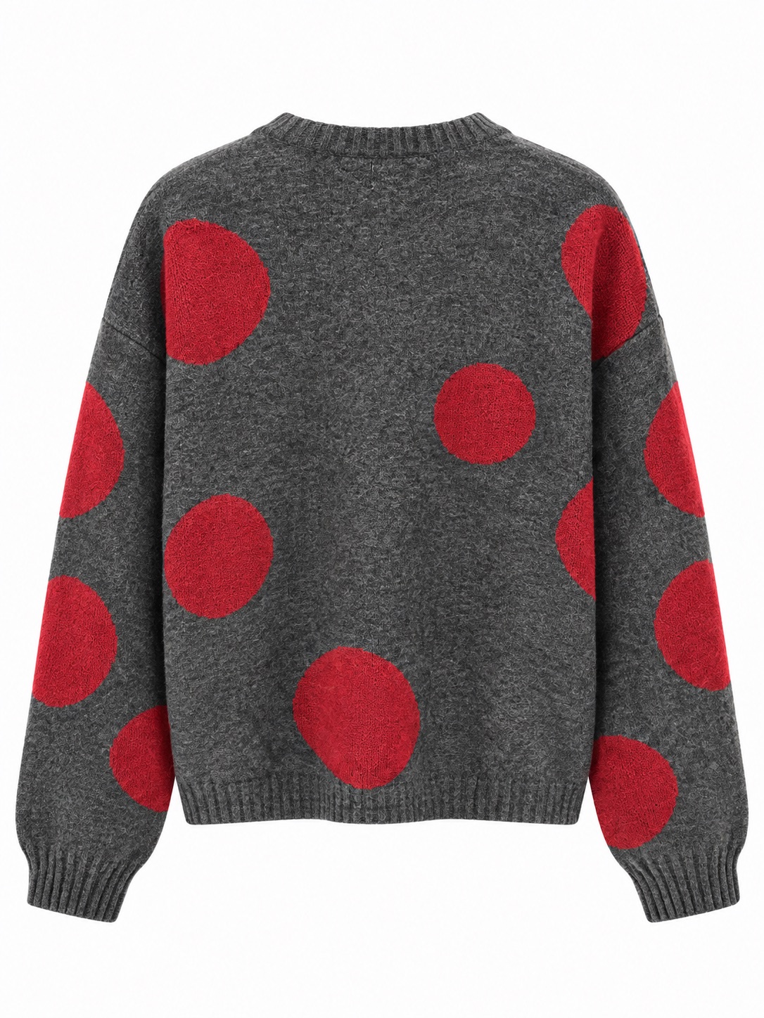 Embellished Polka Dot Knit Sweater 7