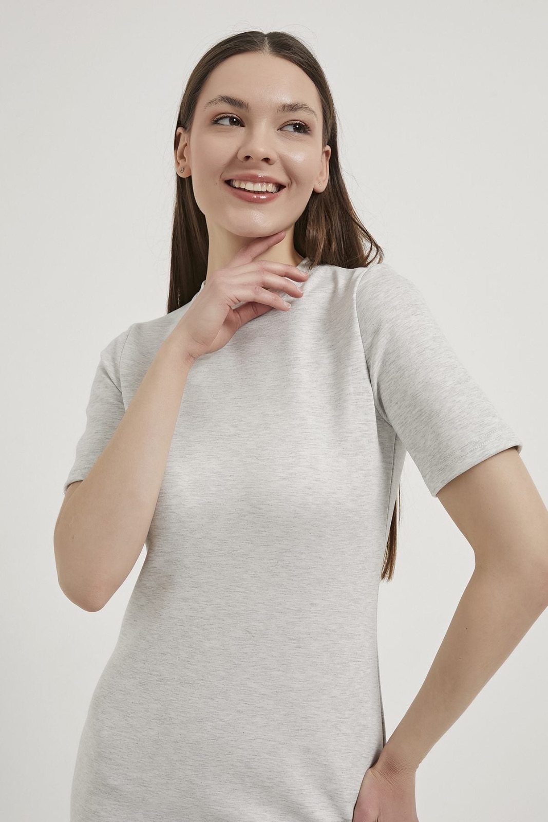 Fitted Short-Sleeve Dress 2