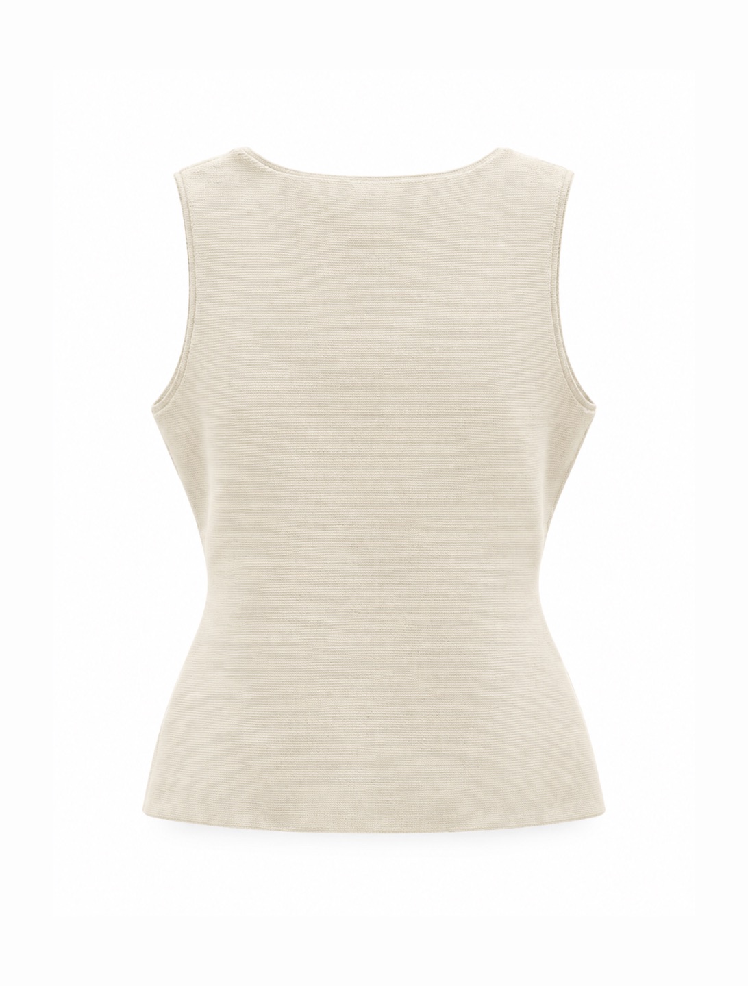 Flower Button Knit Vest 5