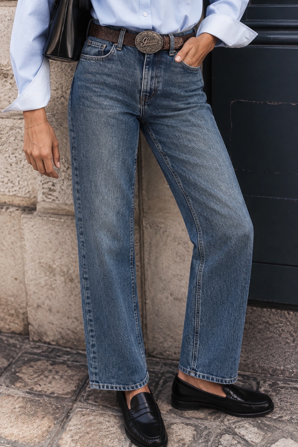 Wide-Leg Jeans