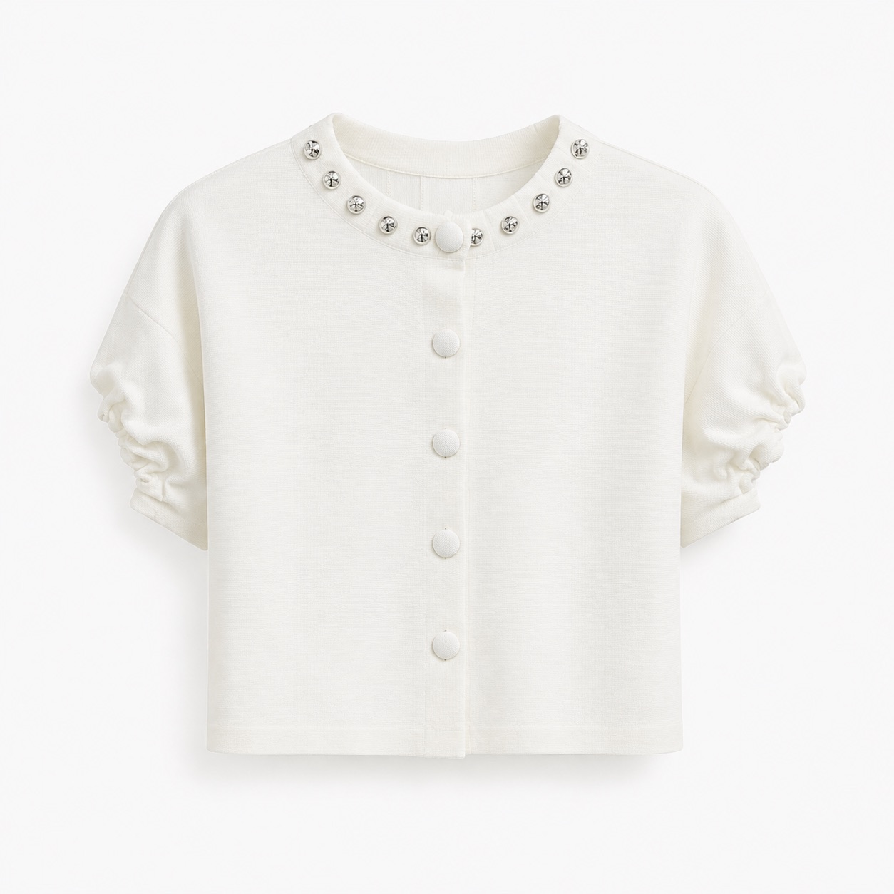 Embellished Knit Cardigan 4