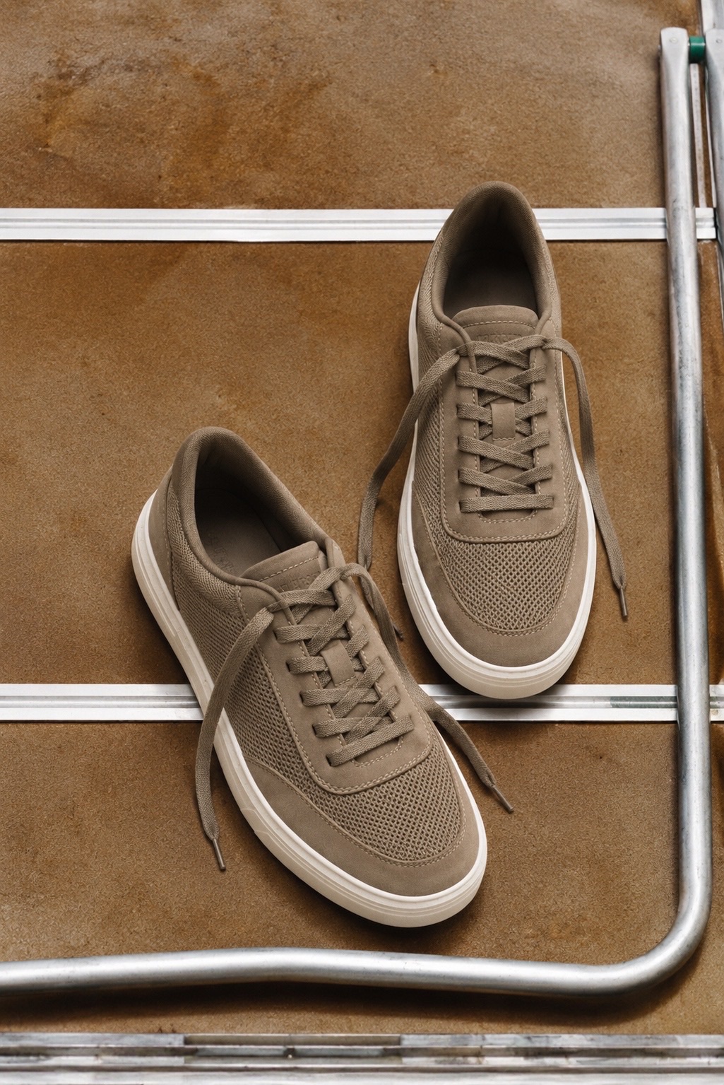 Mesh Panel Sneakers