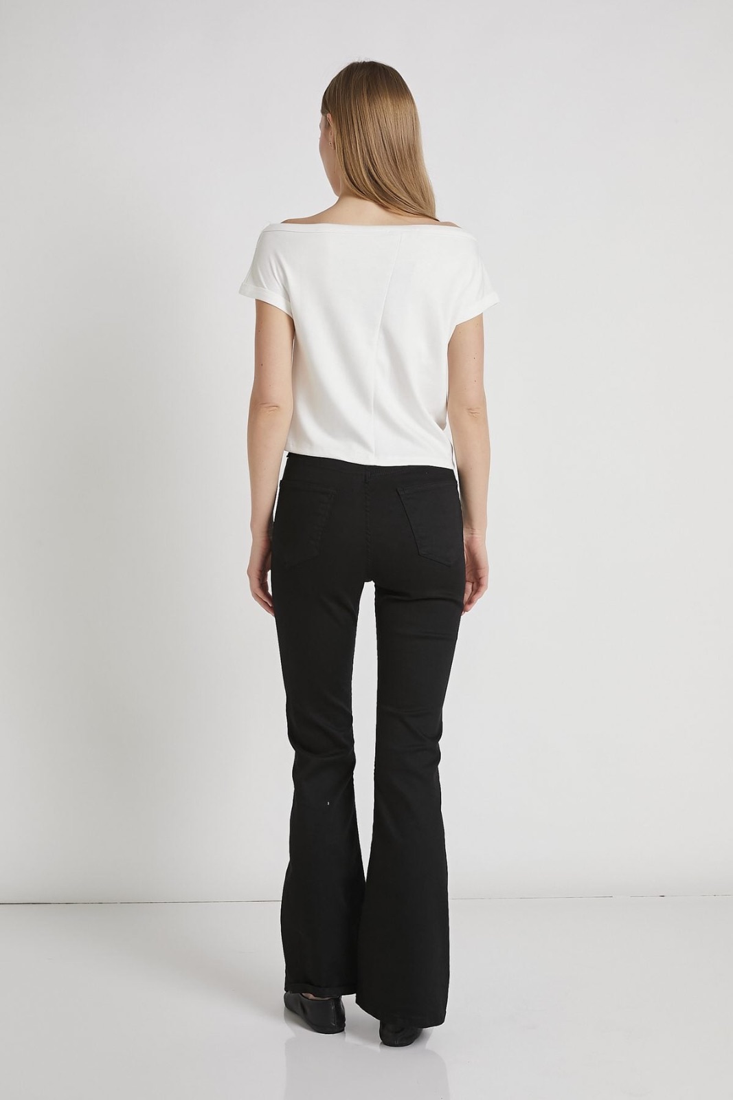 Off-Shoulder Button-Detail Top 5