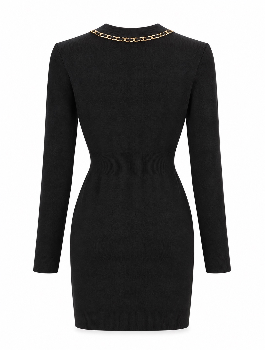 Chain Detail Knit Dress 3