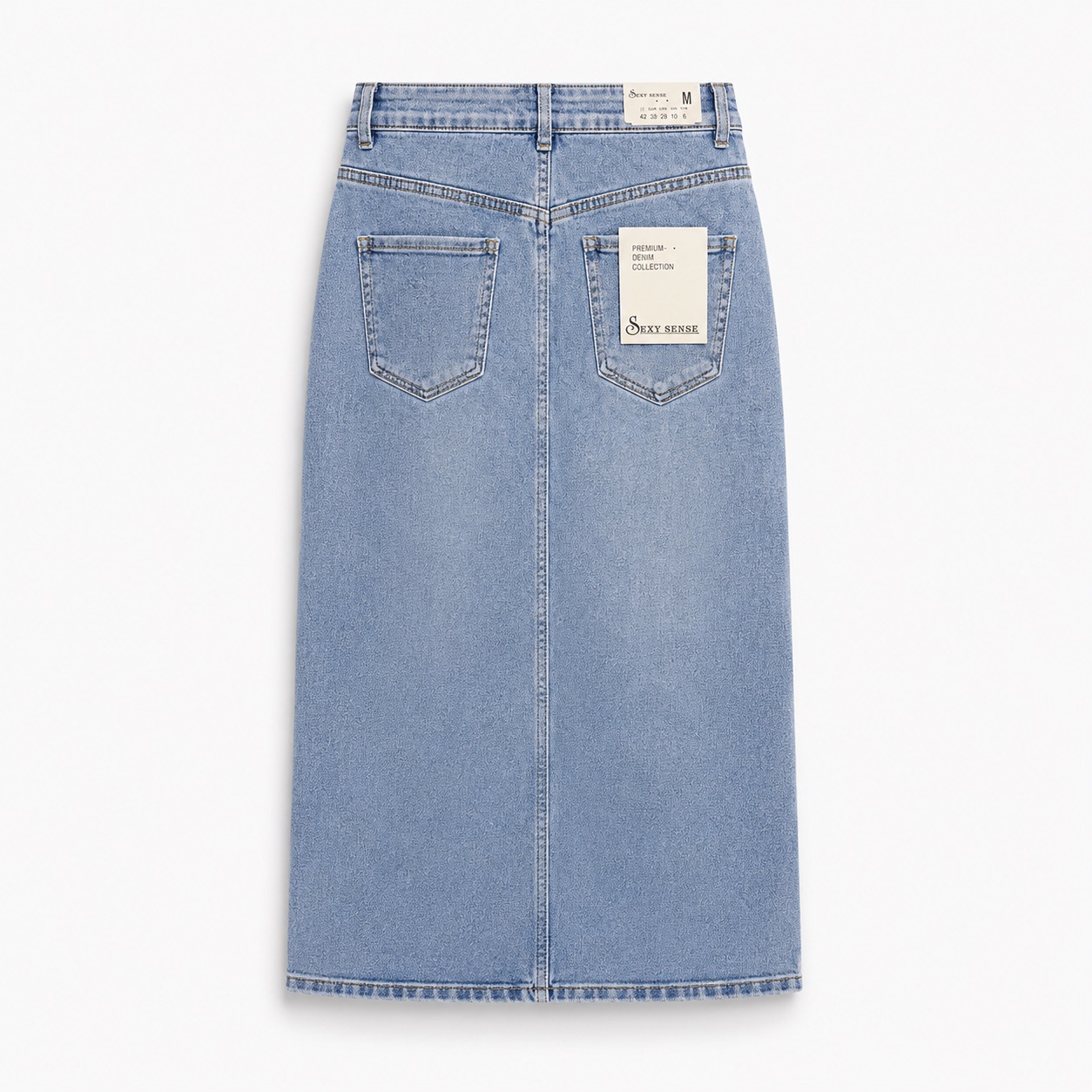 Denim Midi Skirt 3
