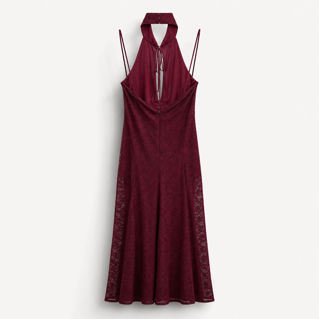 Lace Halter Maxi Dress 3