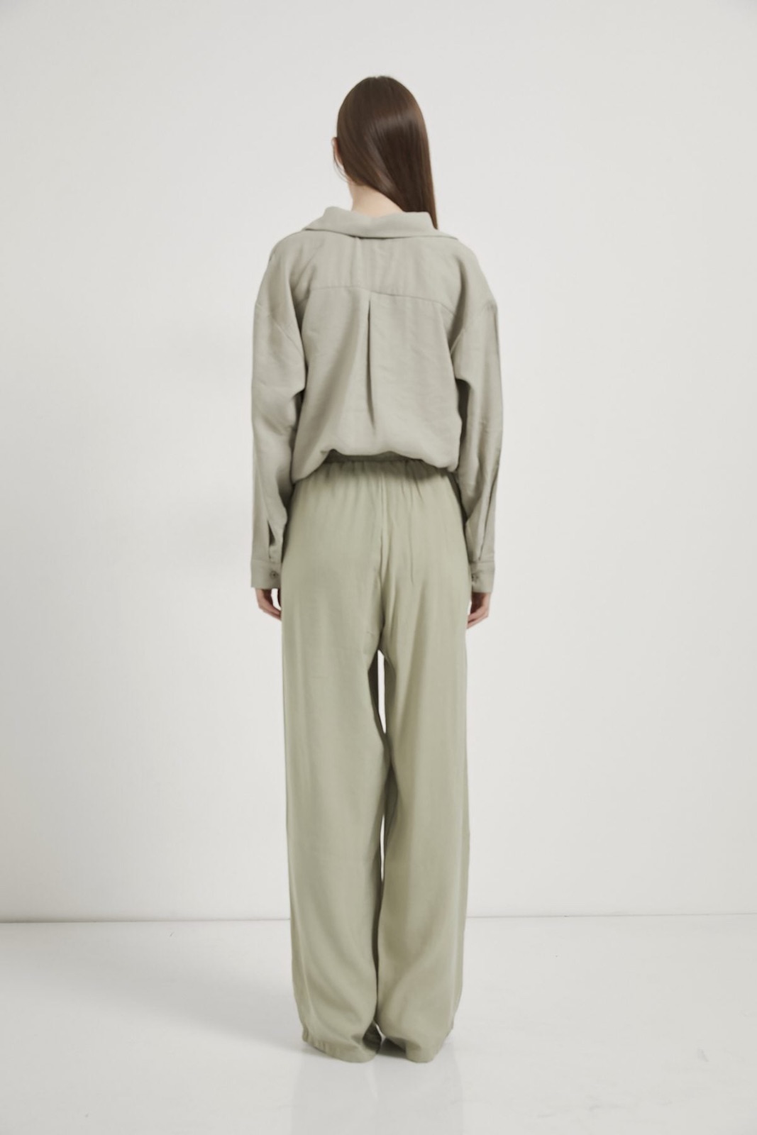 Modal Blend Wide-Leg Pants 4