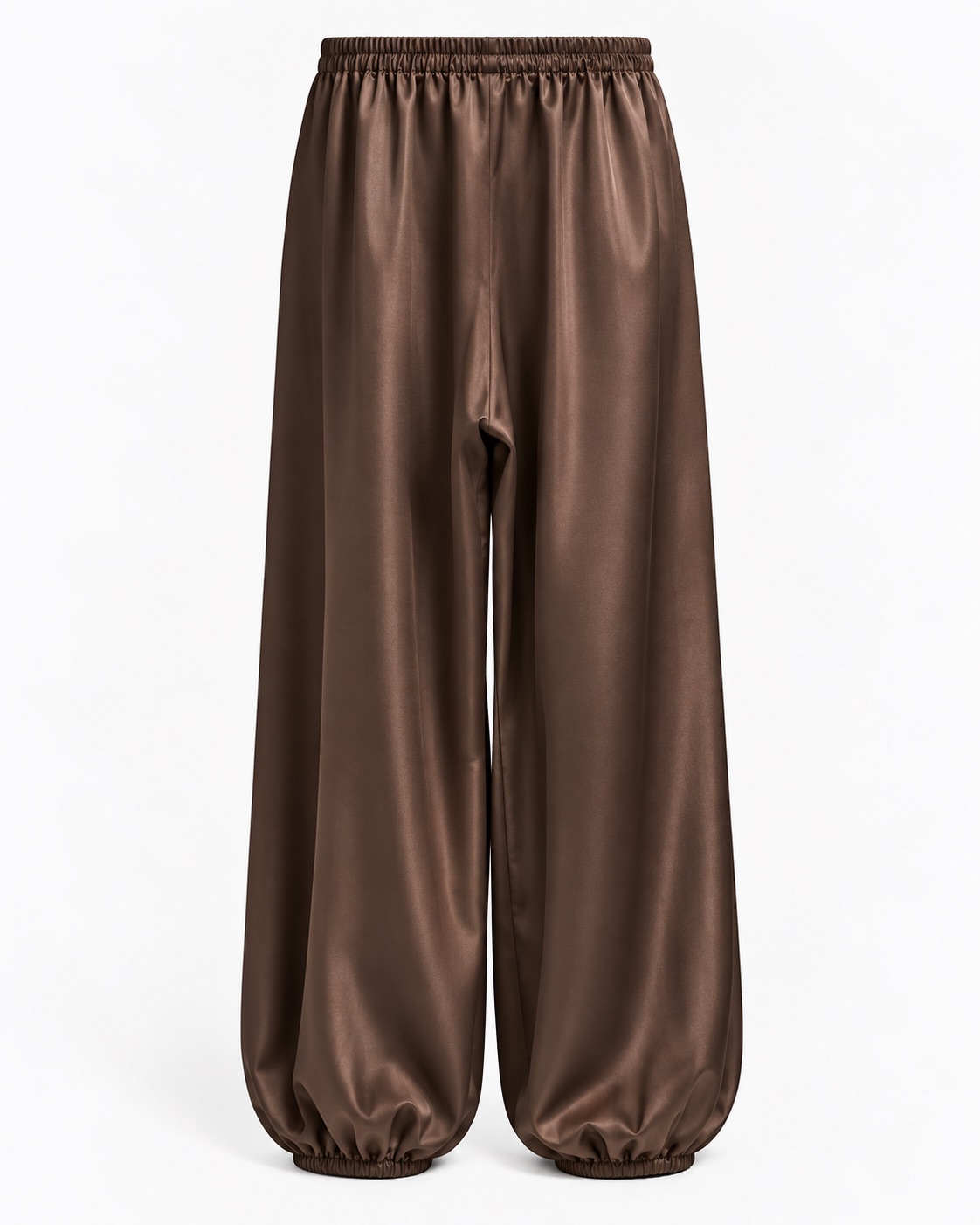 Satin Wide-Leg Pants 4