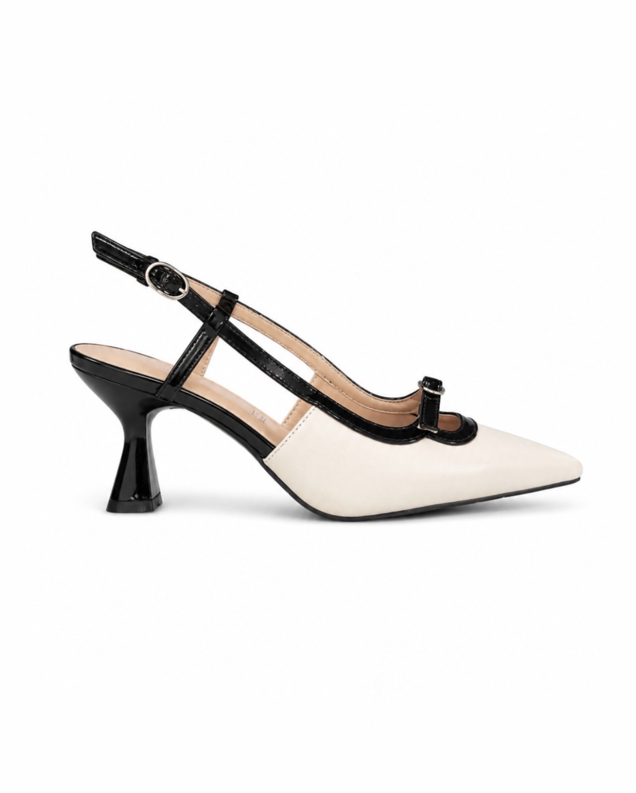 Two-Tone Slingback Heels