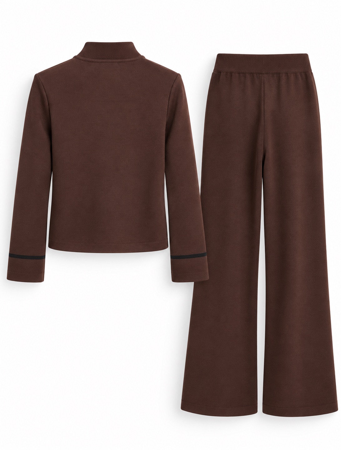 Contrast Detail Knit Set 5