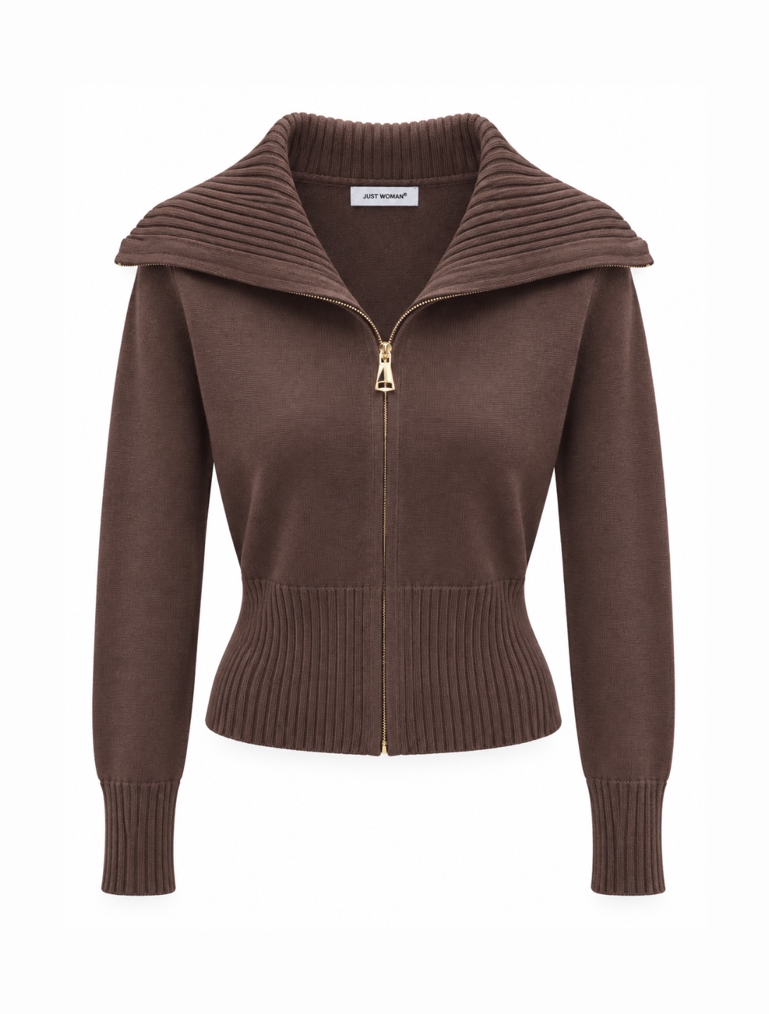 Ribbed Knit Cardigan 2