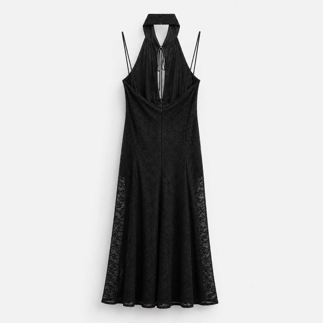 Lace Halter Maxi Dress 5