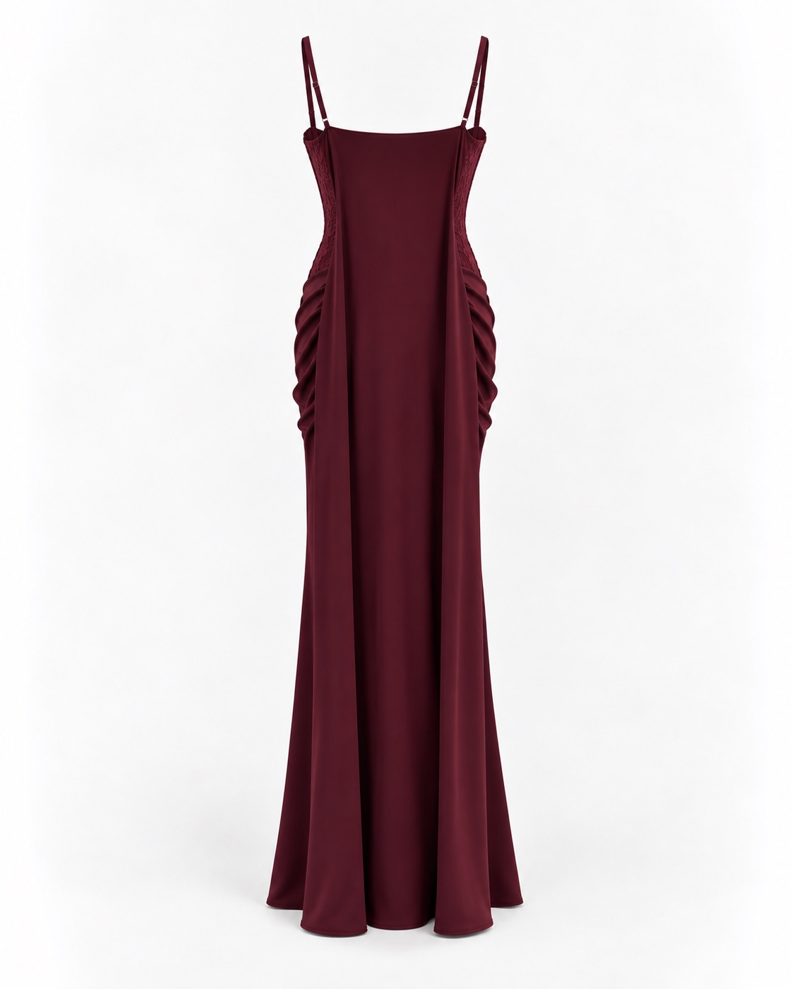 Lace Draped Maxi Dress 6