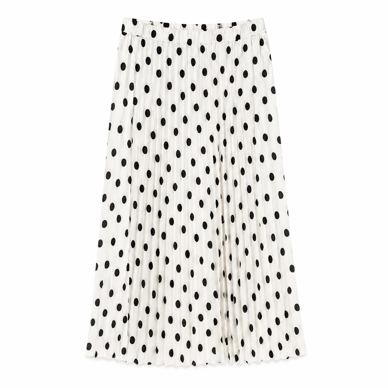 Polka Dot Pleated Skirt 3