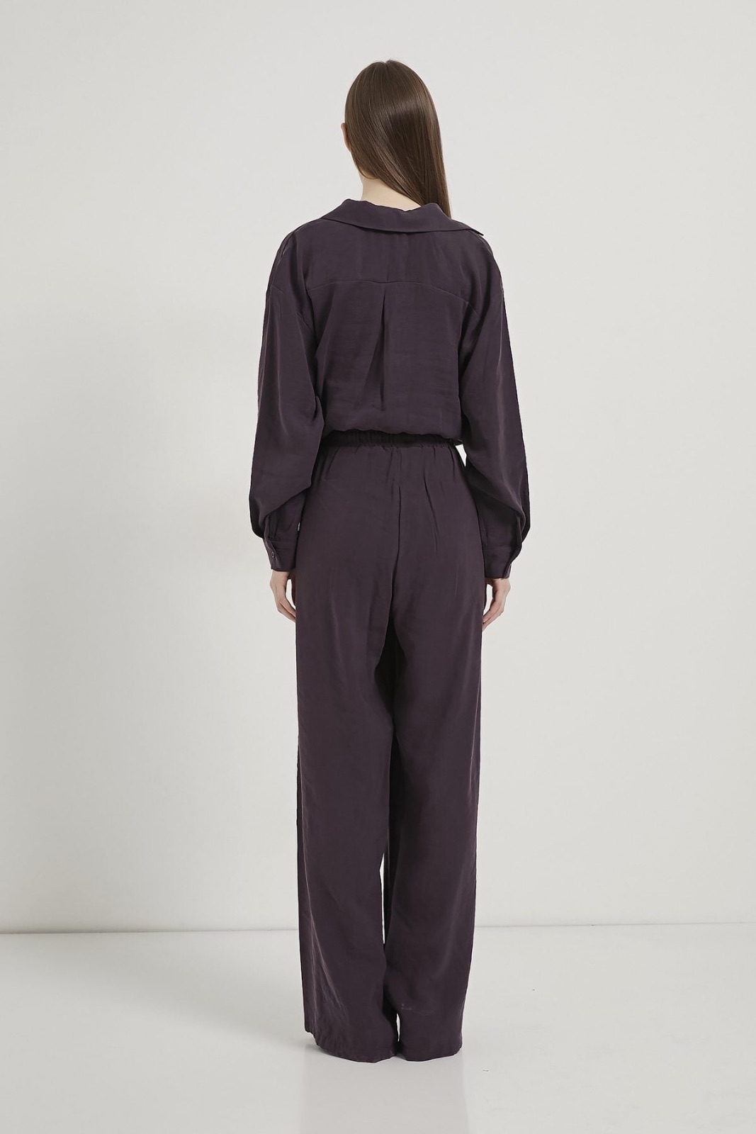 Modal Blend Wide-Leg Pants 11