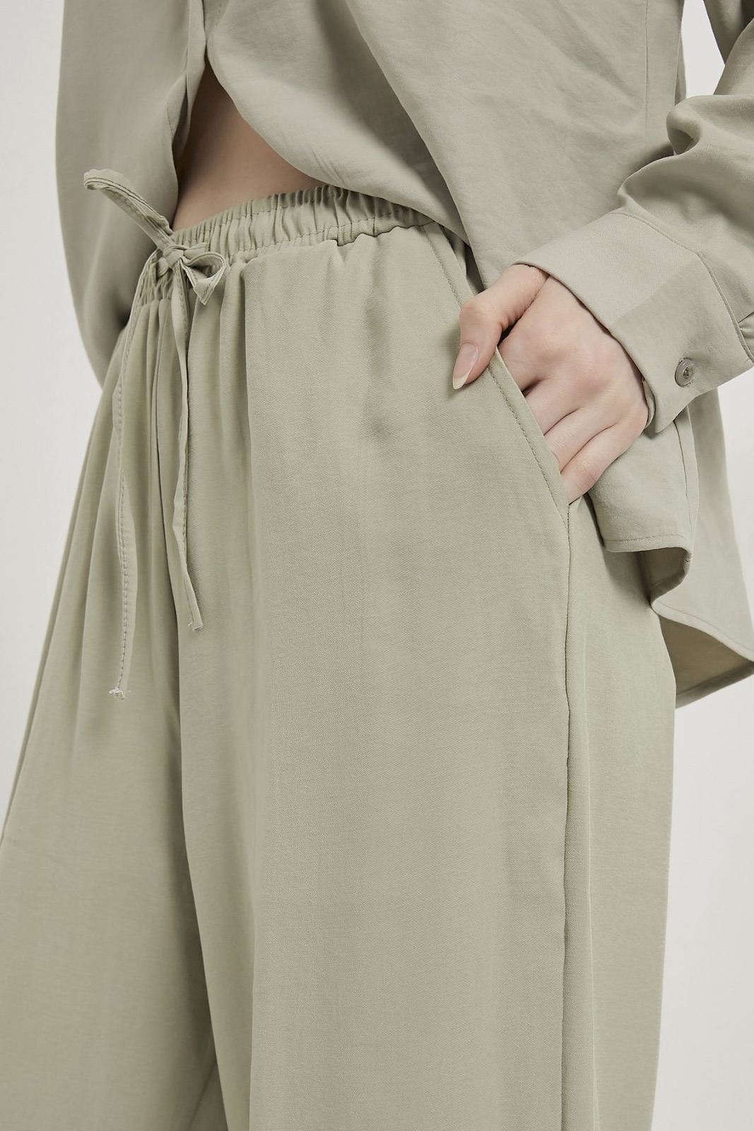 Modal Blend Wide-Leg Pants 3