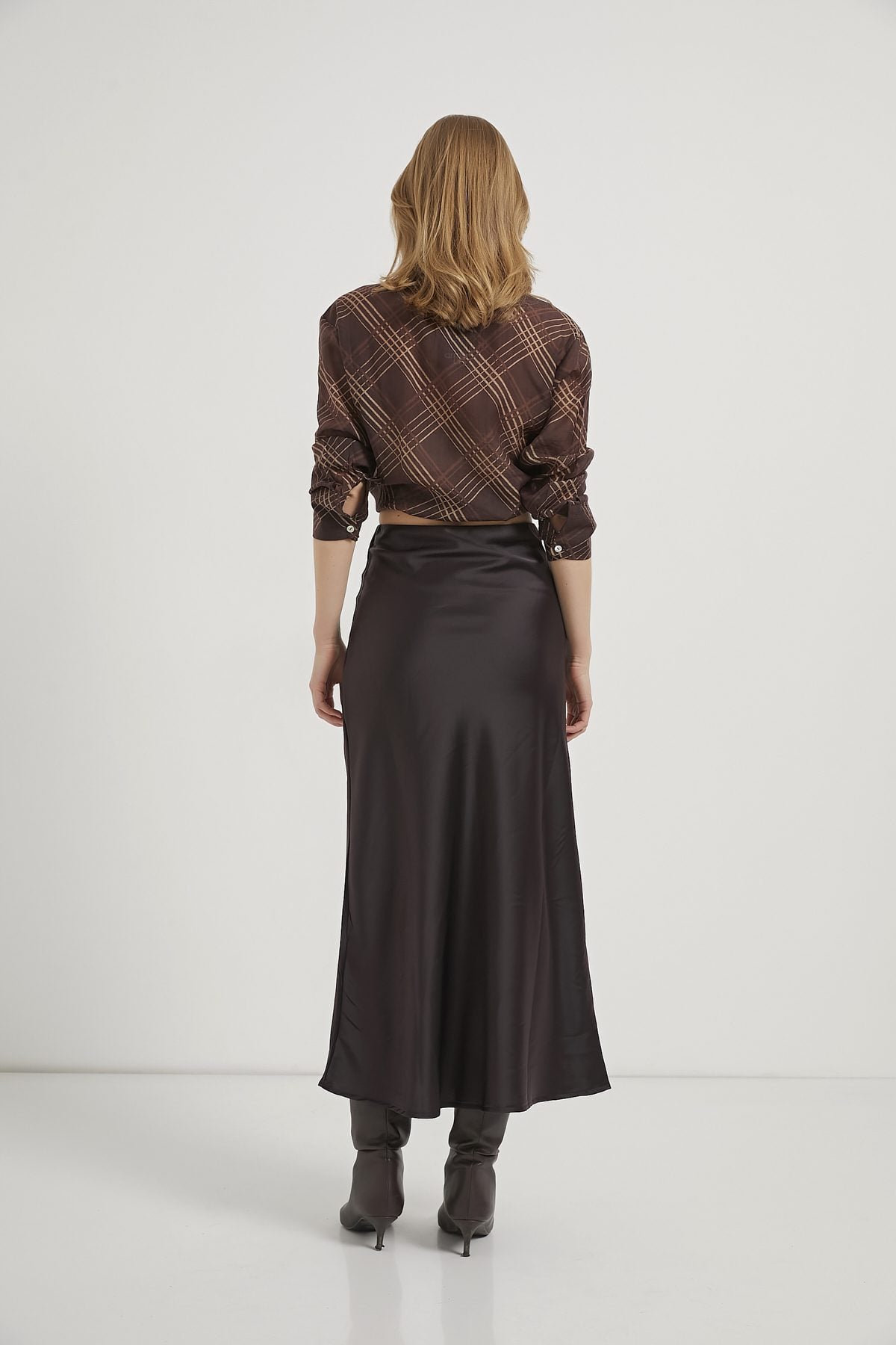 Satin Skirt 4