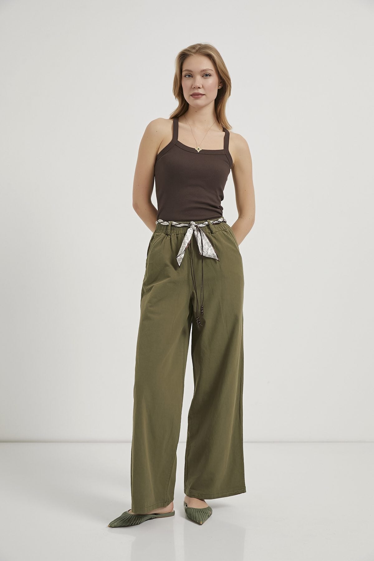 Wide Leg Trousers