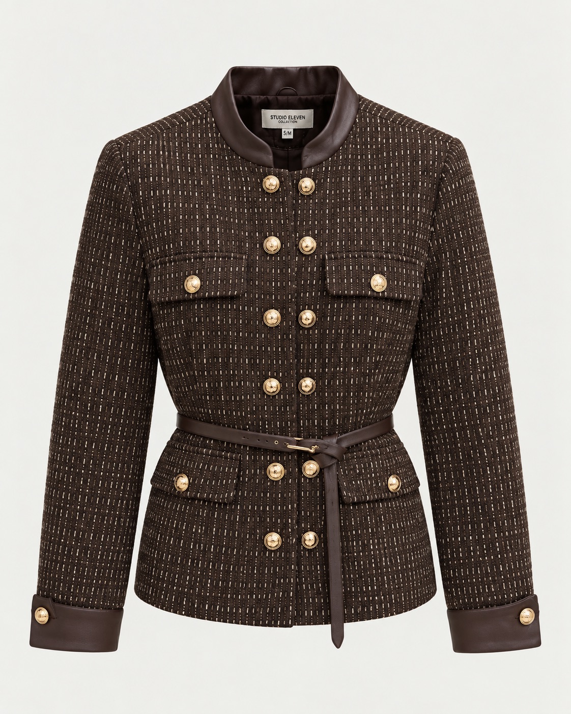 Textured Belted Jacket 2