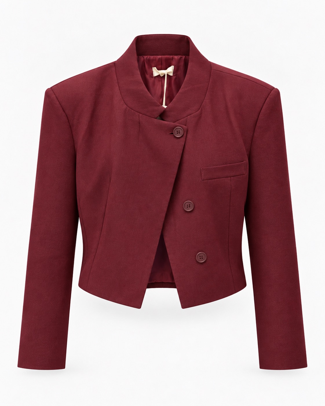 Cropped Collar Blazer 5