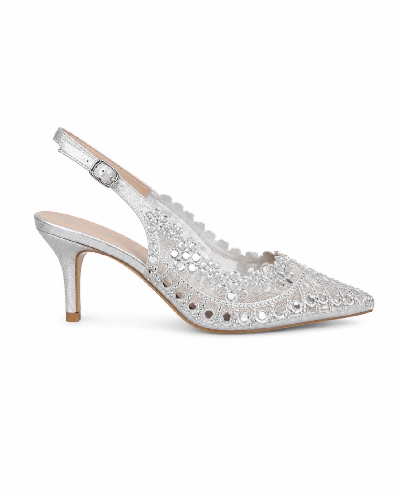 Crystal Slingback Heels 2