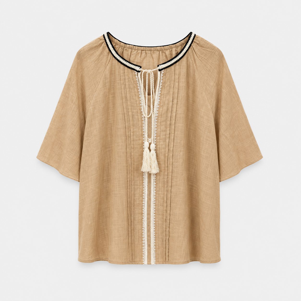 Cotton Tassel Blouse