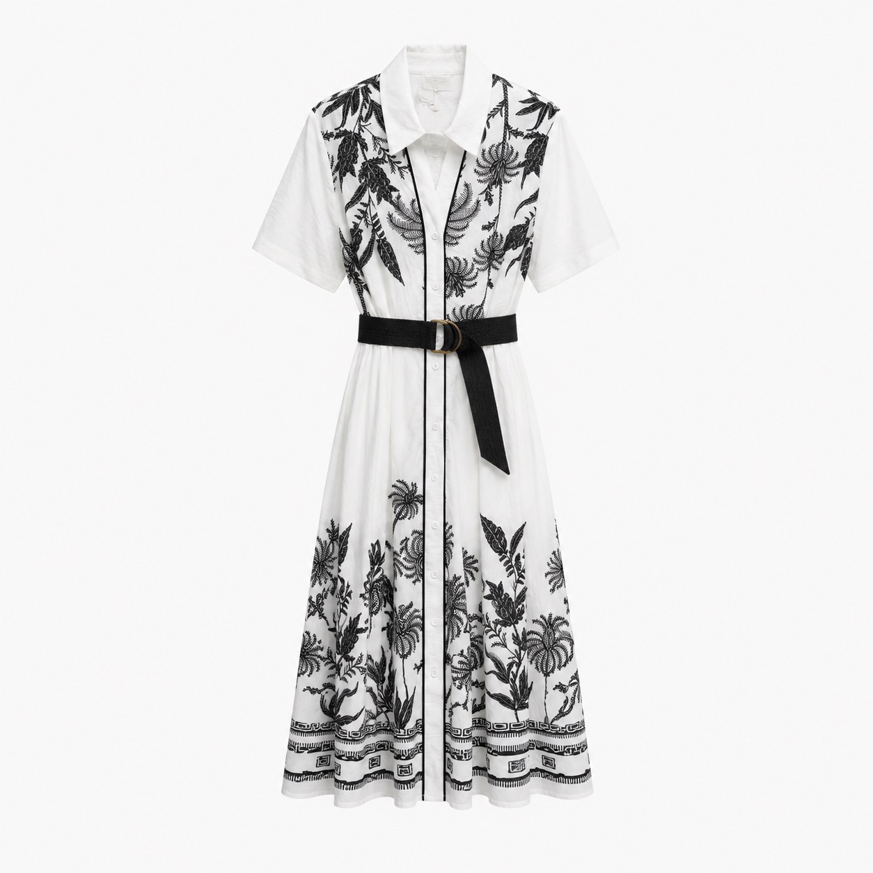 Floral Print Shirt Dress 3