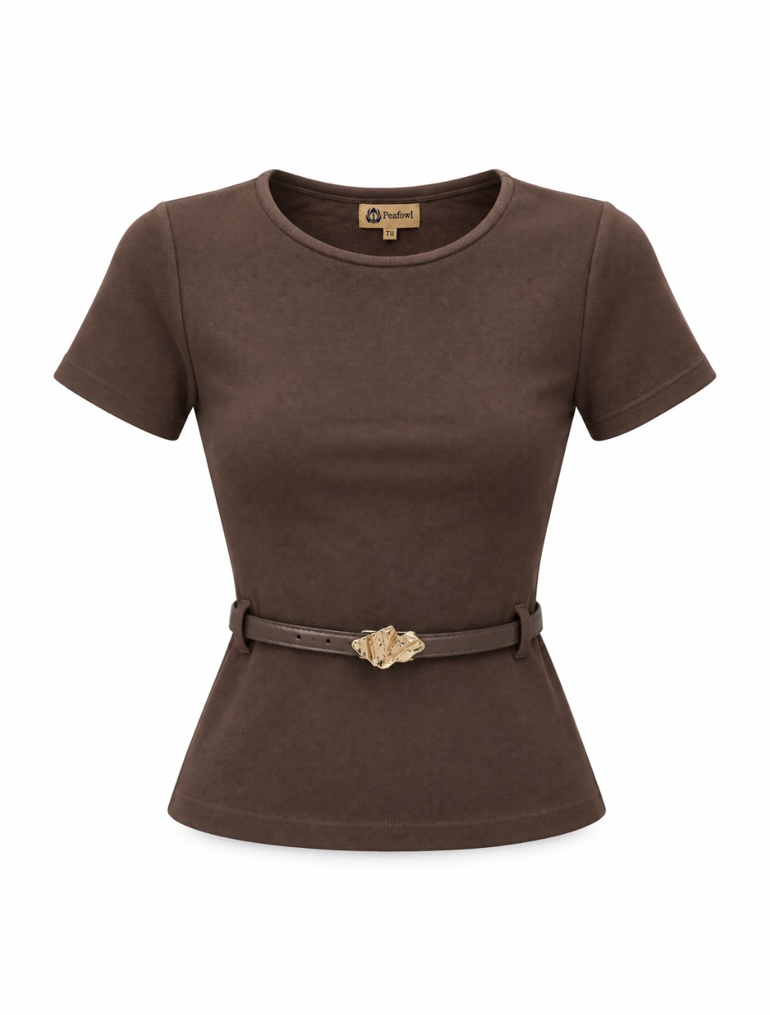 Belted Short-Sleeve Top 5